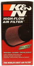 Load image into Gallery viewer, K&amp;N Universal Chrome Oval Tapered Air Filter - 2in Flg ID x 4in OS L 3in OS W x 2.75in H