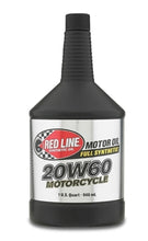 Load image into Gallery viewer, Red Line 20W60 Motorcycle Oil - Quart - Corvette Realm