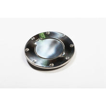 Load image into Gallery viewer, Rugged Ridge 97-06 Jeep Wrangler TJ Stainless Steel Non-Locking Gas Cap Door - Corvette Realm