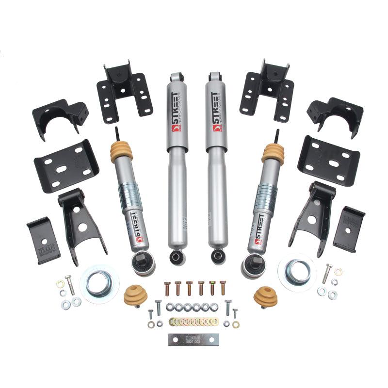 Belltech LOWERING KIT 16.5-17 Chevy Silverado All Cabs 4WD 2inF/2inR - Corvette Realm