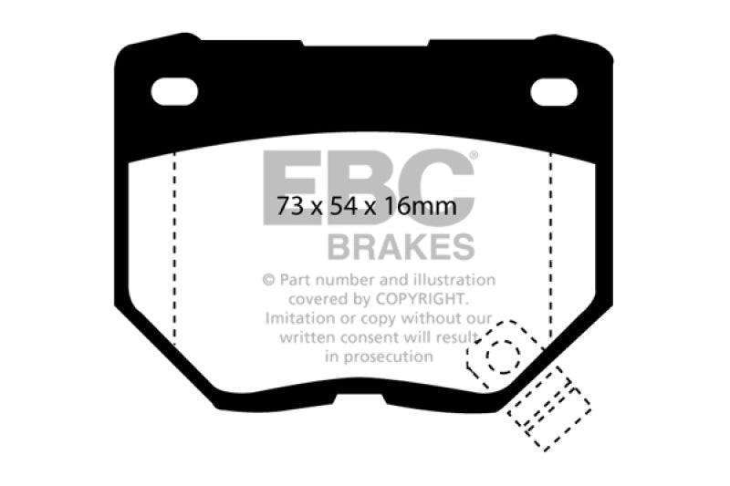 EBC 89-95 Nissan Skyline (R32) 2.6 Twin Turbo GT-R Bluestuff Rear Brake Pads - Corvette Realm