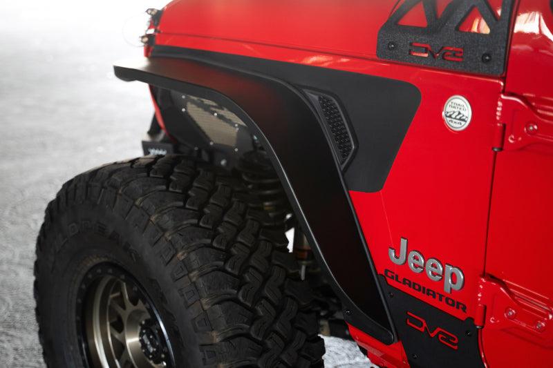 DV8 Offroad 20-23 Jeep Gladiator JT Slim Fender Flares - Corvette Realm