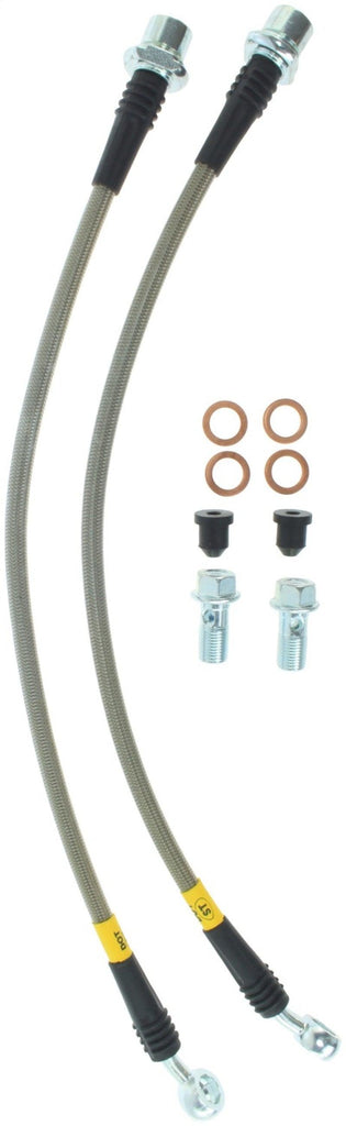 StopTech 00-05 Lexus IS300 / 02-08 SC430 Front Stainless Steel Brake Lines - Corvette Realm