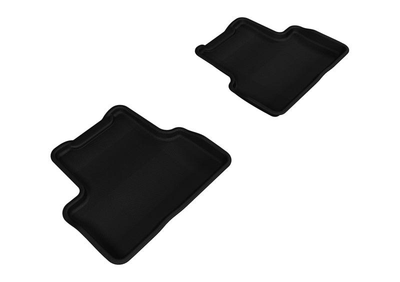 3D MAXpider 2011-2015 Chevrolet Cruze/Cruze Limited Kagu 2nd Row Floormats - Black - Corvette Realm