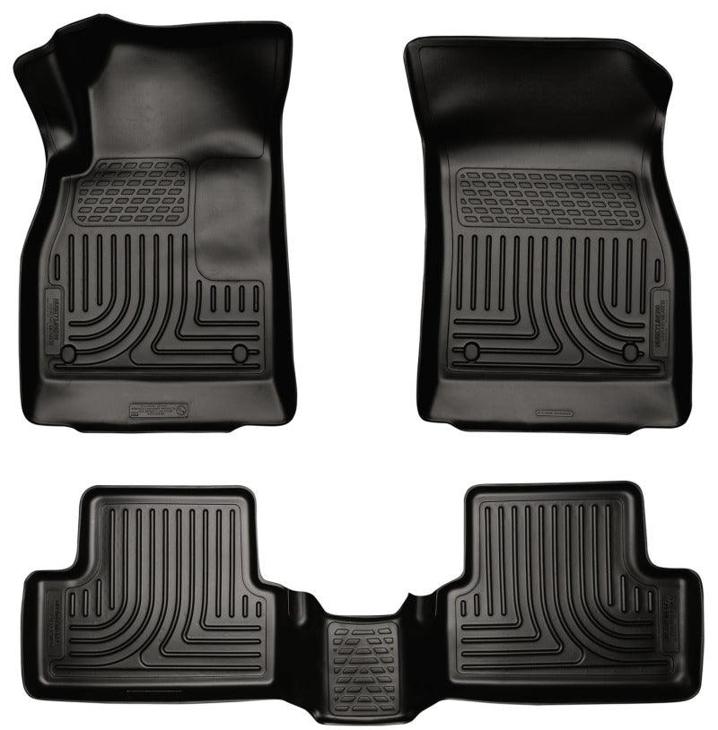 Husky Liners 11-12 Chevrolet Cruze WeatherBeater Combo Black Floor Liners - Corvette Realm