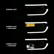 Load image into Gallery viewer, ANZO 2007-2014 Toyota Tundra Projector Light Bar H.L Black Amber(Led High Beam) (Halogen Version) - Corvette Realm