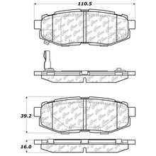 Load image into Gallery viewer, StopTech Street Touring 06-10 Subaru Legacy Sedan/Outback/13 BRZ Rear Brake Pads - Corvette Realm