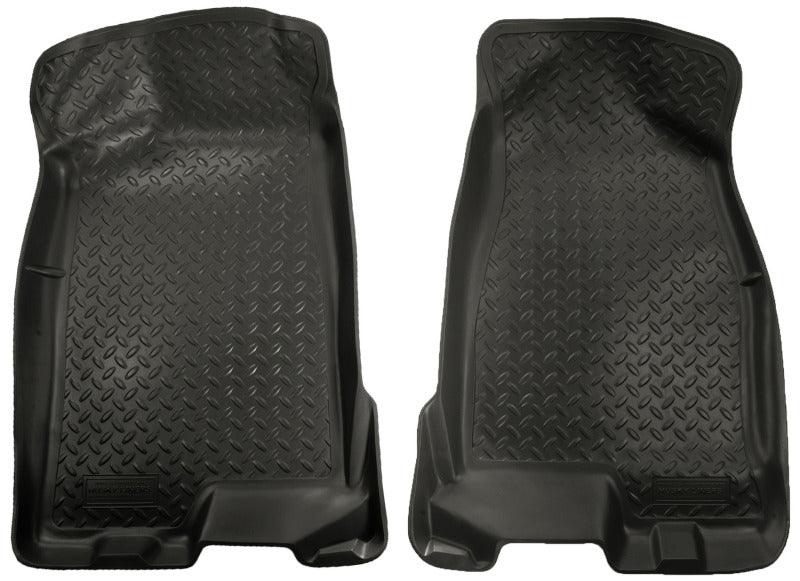 Husky Liners 04-12 Chevy Colorado/GMC Canyon Crew Cab Classic Style Black Floor Liners - Corvette Realm