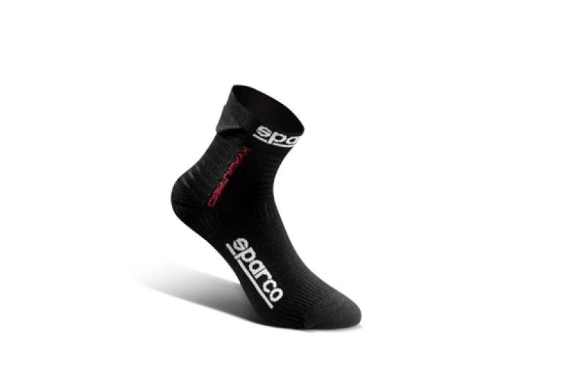 Sparco Socks Hyperspeed 44-45 Black - Corvette Realm