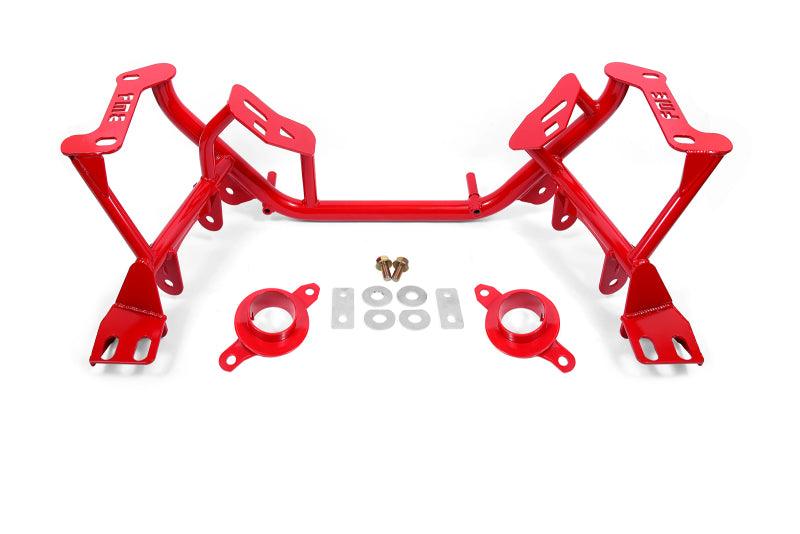 BMR 96-04 Ford Mustang K-Member Standard Version w/ Spring Perches - Red - Corvette Realm