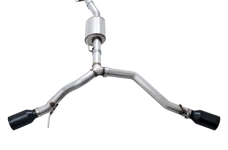 AWE Tuning 20-21 Jeep Gladiator JT 3.6L Tread Edition Cat-Back Dual Exhaust - Diamond Black Tip - Corvette Realm