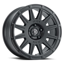 Load image into Gallery viewer, ICON Ricochet 17x8 5x4.5 38mm Offset 6in BS Satin Black Wheel - Corvette Realm