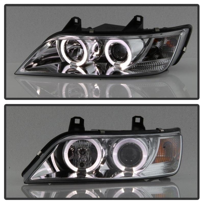 Spyder BMW Z3 96-02 Projector Headlights LED Halo Chrome High H1 Low H1 PRO-YD-BMWZ396-HL-C - Corvette Realm