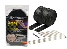 DEI Exhaust Wrap Kit - Black Titanium Wrap Locking Ties & Locking Tie Tool - Corvette Realm