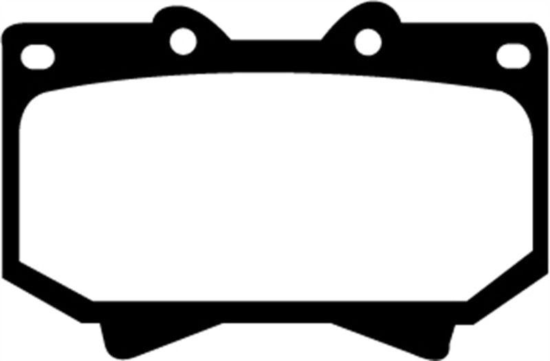EBC 98-07 Lexus LX470 4.7 Greenstuff Front Brake Pads - Corvette Realm