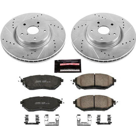 Power Stop 06-07 Subaru B9 Tribeca Front Z23 Evolution Sport Brake Kit - Corvette Realm