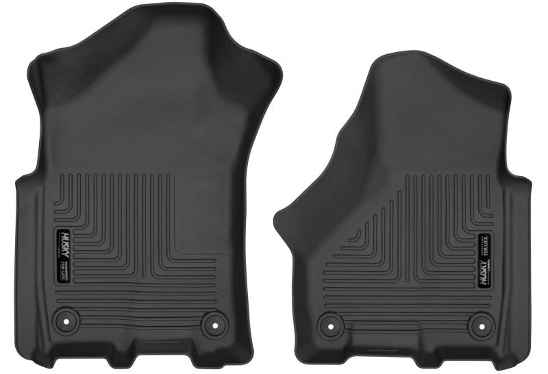 Husky Liners 2019 Ram 2500/3500 Crew Cab/Mega Cab WeatherBeater Black Front Floor Liners - Corvette Realm