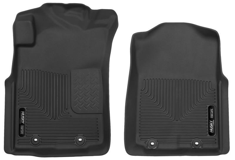 Husky Liners 12-14 Toyota Tacoma Pickup(Crew / Ext / Std Cab) X-Act Contour Black Front Floor Liners - Corvette Realm