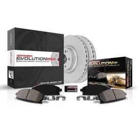 Power Stop 16-18 Mazda CX-9 Front Z17 Evolution Geomet Coated Brake Kit - Corvette Realm