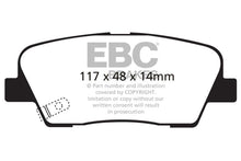 Load image into Gallery viewer, EBC 06-09 Hyundai Entourage 3.8 Yellowstuff Rear Brake Pads - Corvette Realm