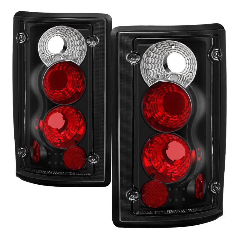 Spyder Ford Excursion 00-06/Econoline 150/250/350/450/550 95-06 Euro Tail Lights Blk ALT-YD-FEC00-BK - Corvette Realm