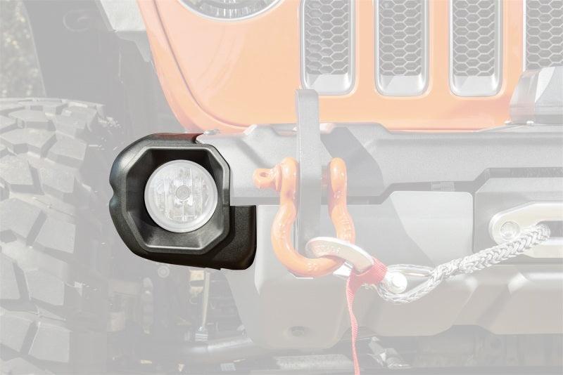 Rugged Ridge Jeep 19-22 Wrangler JL/20-22 Gladiator Venator Front Bumper Stubby Ends - Black - Corvette Realm