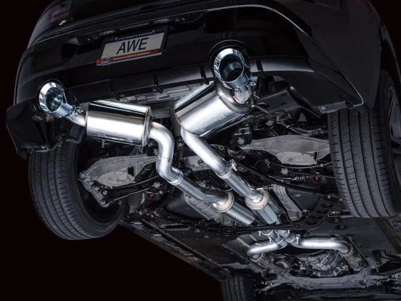 AWE 2023 Nissan Z RZ34 RWD Touring Edition Catback Exhaust System w/ Chrome Silver Tips - Corvette Realm