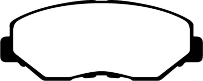 EBC 02-04 Honda CR-V 2.4 Greenstuff Front Brake Pads - Corvette Realm