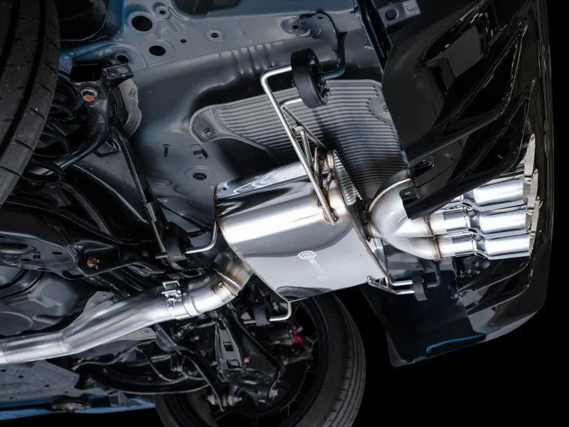 AWE Tuning 2023 Honda Civic Type R FL5 Touring Edition Exhaust w/ Triple Chrome Silver Tips - Corvette Realm