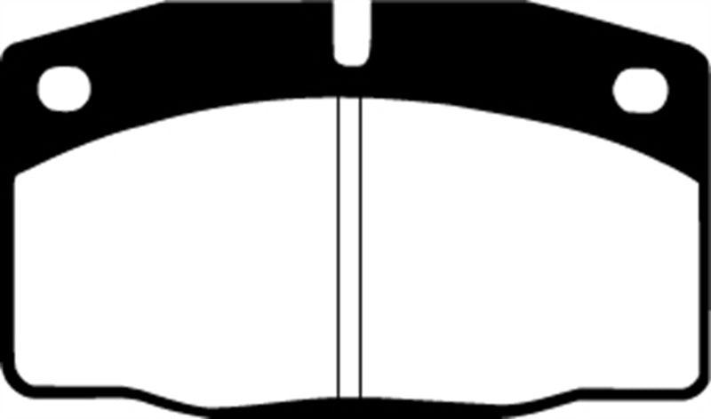 EBC 89-95 Lotus Elan (M100) 1.6 Turbo Greenstuff Front Brake Pads - Corvette Realm