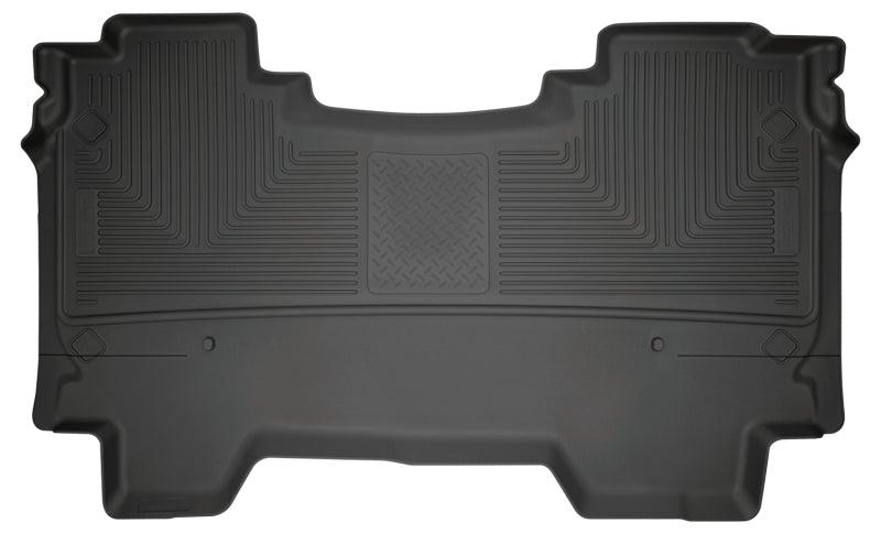 Husky Liners 2019 Ram 1500 CC WeatherBeater 2nd Seat Floor Liners Black (W/O Factory Storage Box) - Corvette Realm