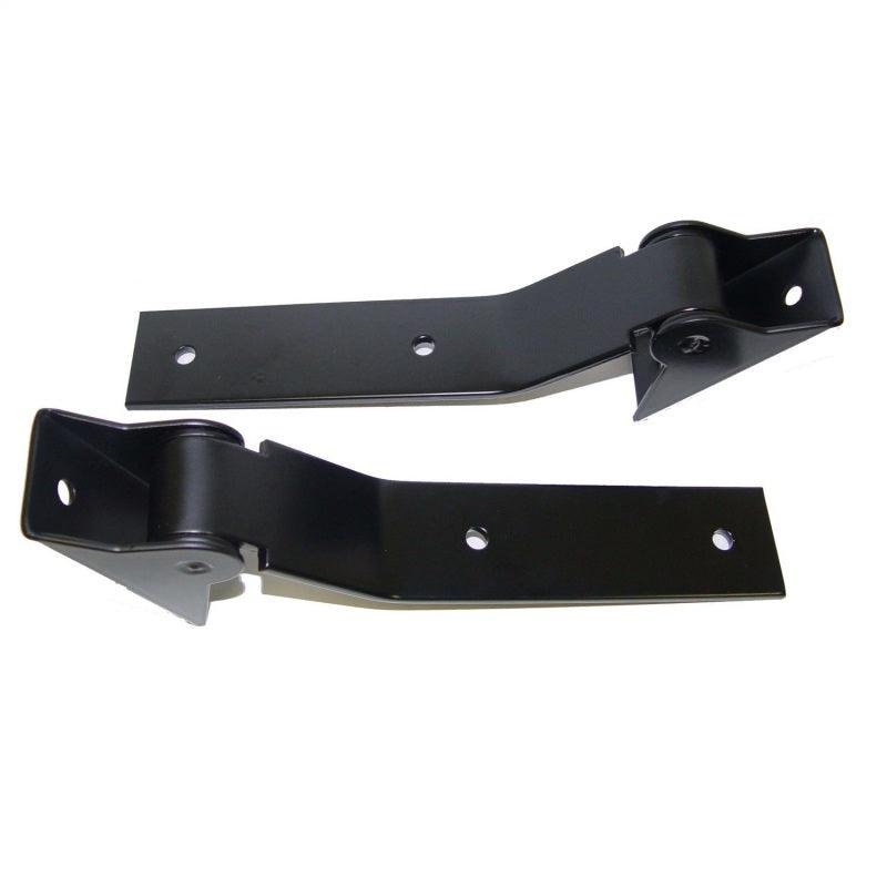 Rugged Ridge 87-95 Jeep Wrangler YJ Black Tailgate Hinge Set - Corvette Realm