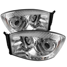 Load image into Gallery viewer, Spyder Dodge Ram 1500 06-08/Ram 2500 06-09 Projector Headlights LED Halo LED Chrm PRO-YD-DR06-HL-C - Corvette Realm