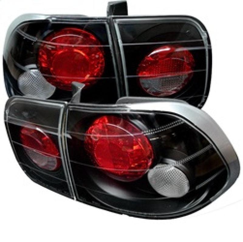 Spyder Honda Civic 96-98 4Dr Euro Style Tail Lights Black ALT-YD-HC96-4D-BK - Corvette Realm