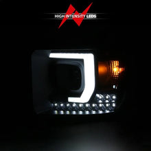 Load image into Gallery viewer, ANZO 2014-2015 Gmc Sierra 1500HD Projector Plank Style Headlight Black W/ Drl - Corvette Realm