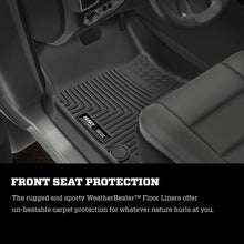 Load image into Gallery viewer, Husky Liners 2019 Ram 1500 CC WeatherBeater 2nd Seat Floor Liners Black (W/O Factory Storage Box) - Corvette Realm