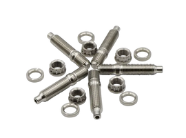 BLOX Racing Stainless Steel Exhaust Manifold Studs 5-Piece Set - M10x1.25 55mm