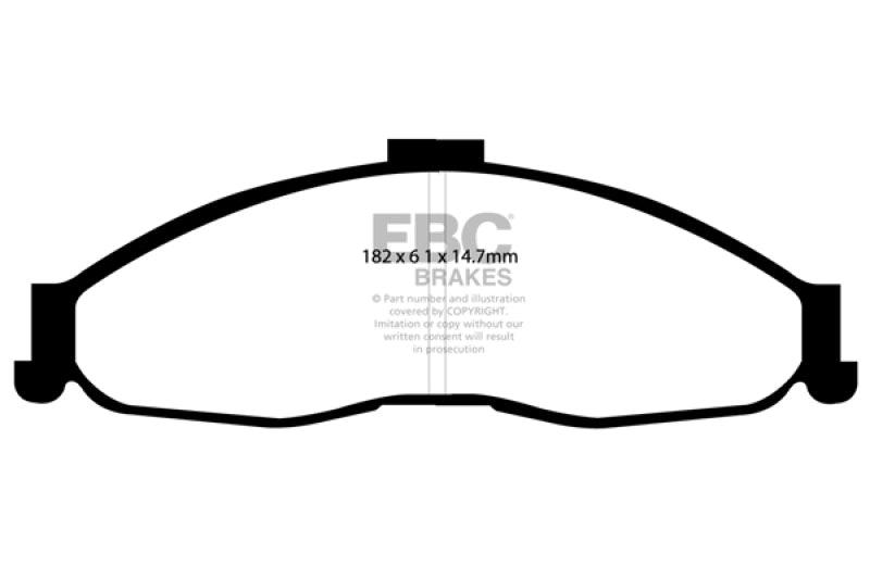 EBC 98-02 Chevrolet Camaro (4th Gen) 3.8 Bluestuff Front Brake Pads - Corvette Realm