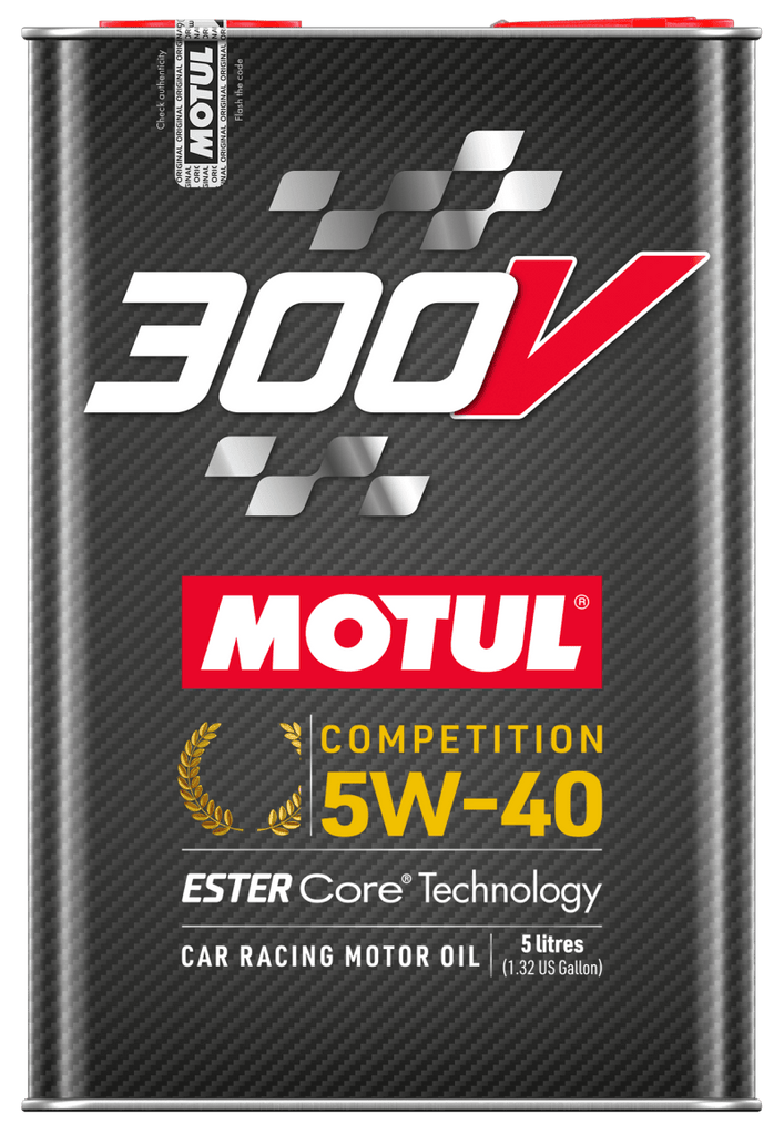 Motul 5L 300V Competition 5W40 - Corvette Realm