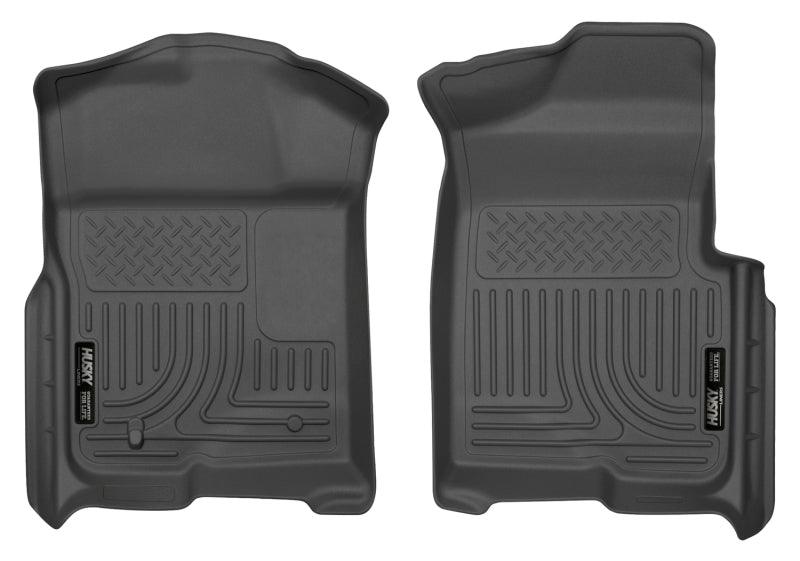 Husky Liners 09-12 Ford F-150 Regular/Super/Super Crew Cab WeatherBeater Black Floor Liners - Corvette Realm