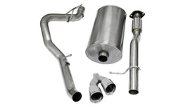 Corsa 09-13 Chevrolet Suburban 1500 5.3L V8 Polished Sport Cat-Back Exhaust - Corvette Realm