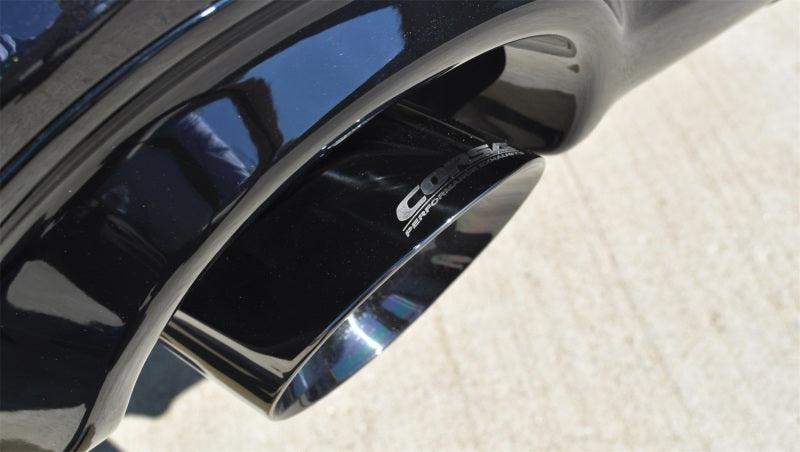 Corsa 15-16 Jeep Grand Cherokee Black 2.5in Dual Rear Exit Cat-Back Exhaust - Corvette Realm