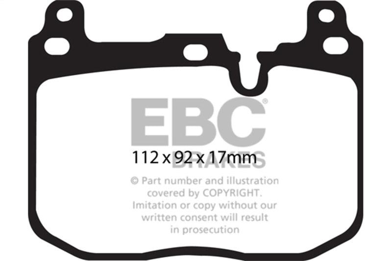 EBC 14+ BMW i8 1.5 Turbo/Electric Yellowstuff Front Brake Pads - Corvette Realm