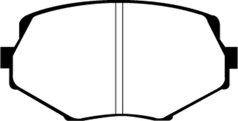 EBC 94-01 Mazda Miata MX5 1.8 Yellowstuff Front Brake Pads - Corvette Realm