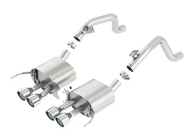 Borla 14-19 Chevy Corvette C7 w/o AFM w/o NPP Atak Rear Section Exhaust Quad Rd RL Tips