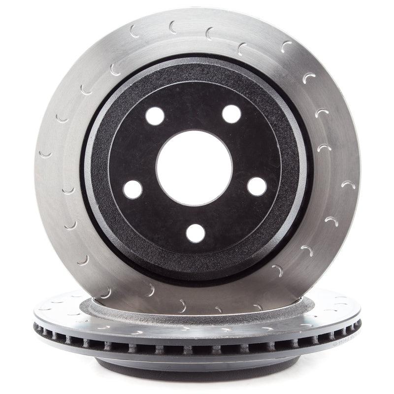 Alcon 2007+ Jeep JK-JL 330x22mm Rotors 4-Piston Red Calipers Rear Brake Kit (Includes Brake Lines) - Corvette Realm