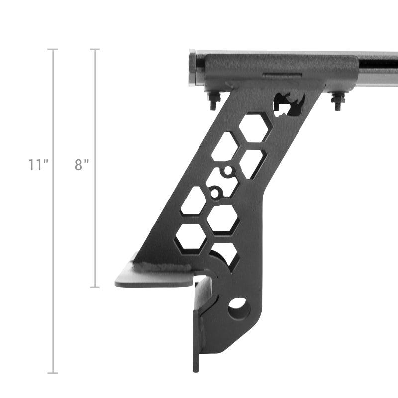 Go Rhino 20-22 Jeep Gladiator JT/16-22 Toy. Tacoma/05-21 Nssn Frontier XRS Cross Bars Kit - Tex. Blk - Corvette Realm