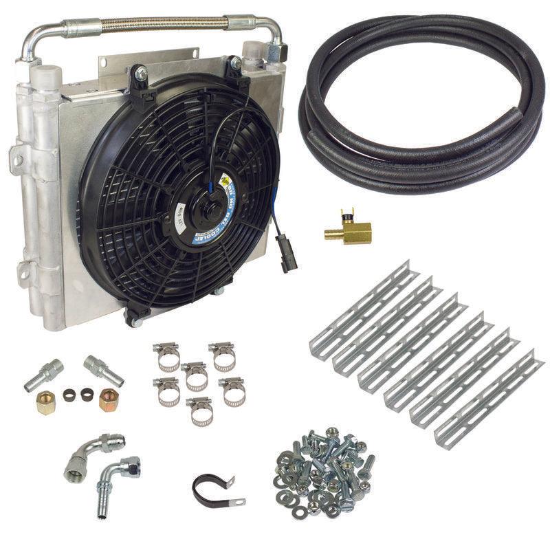 BD Diesel Xtrude Double Stacked Transmission Cooler Kit - Universial 1/2in Tubing - Corvette Realm