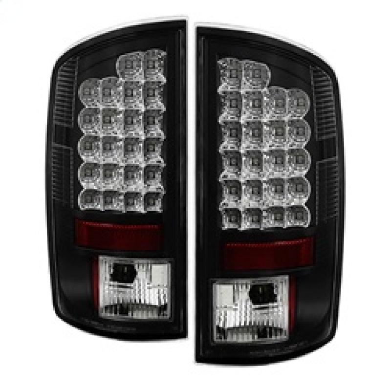 Spyder Dodge Ram 02-06 1500/Ram 2500/3500 03-06 LED Tail Light Black ALT-YD-DRAM02-LED-BK - Corvette Realm