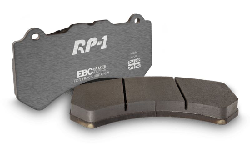 EBC Racing 2020+ Toyota GR Supra 2.0L/3.0L (w/13.6in Rear Rotor) RP-1 Race Rear Brake Pads - Corvette Realm